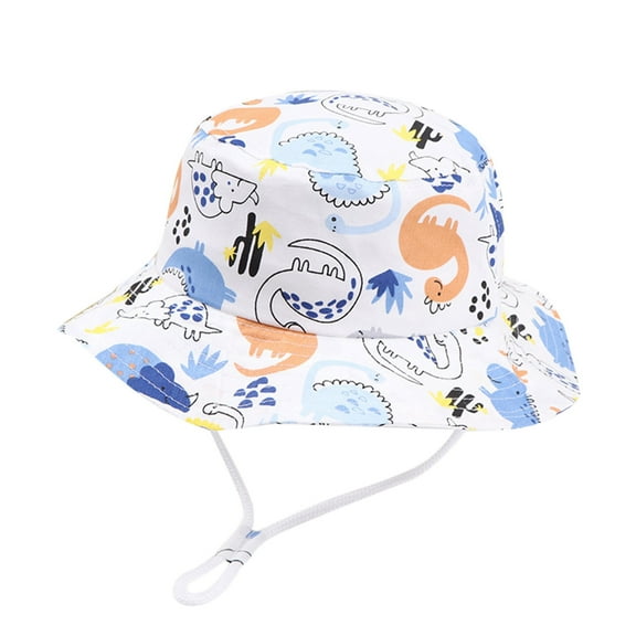adviicd Kids Sun Hat UV Protection Summer Beach Play Hats Wide Brim Neck Flap for Girls Boys (D,One Size)