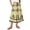 Light Yellow, variant on Unir Women Assorted Vintage Floral Print Multi-Tiered Flow Four Way Stretch Midi Skirt Drawstring Ruffle Waist Casual Side Pocket Long Bottom 1PC S-XXL Plus Size Friendly