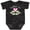 Storm Camo, variant on Inktastic Daddy's Girl- Heart Flowers Girls Baby Bodysuit