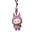 thumbnail image 1 of Creative wooden pendant, trendy and fun, solid wood carvings, many styles, cute designs, various materials of solid wood., 1 of 4