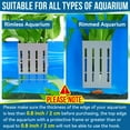 thumbnail image 3 of Upgraded Aquarium Plant Holder with Hooks and Suction Cups for Fish Tank Aquaponic Plant Cultivation and Aquascape Decorations (Gray), 3 of 10