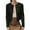 Black, variant on Womens Sequin Jacket Casual Long Sleeve Front Party Jacket Rose Gold XL