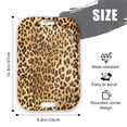 thumbnail image 2 of Serving Trays with Handles, 14.5 x 9.8 inch Rectangular Plastic Tray for Restaurant, Kitchen, Brown Leopard, 2 of 6