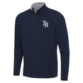 thumbnail image 2 of Men's Antigua  Navy Tampa Bay Rays Content Quarter-Zip Top, 2 of 3