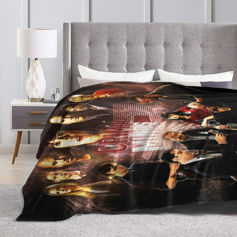 Matthew Gray Gubler Criminal Minds Blanket Night Throw Blanket Family Soft Cozy Flannel Blankets Multiple Sizes of blankets Family Blanket for Kid