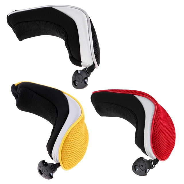 3 Uds. Cabezales para ility UT Headcover con Malla Intercambiable shamjiam Funda para palos de golf