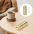 thumbnail image 4 of Brass Sealed Cabin Outdoor Elderly Carry Small Bottle Shading Health Product Box PortableFeatures:The portable and sturdy small bottle is made of solid brass material, and the brass color is very, 4 of 6