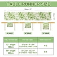 thumbnail image 7 of Unique Bargains Floral Table Runner 13x72 Inch Green Farmhouse Table Runner Table Runners 72 Inches Long for Vintage Flowers Print Home Decors, 7 of 7