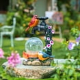thumbnail image 7 of Garden Decor for Outside Red Cardinal Bird Statues with Outdoor Solar Lights, Resin Garden Sculptures & Statues for Lawn Porch Yard Decor, Valentines Gifts for Women Mom,8.3", 7 of 7