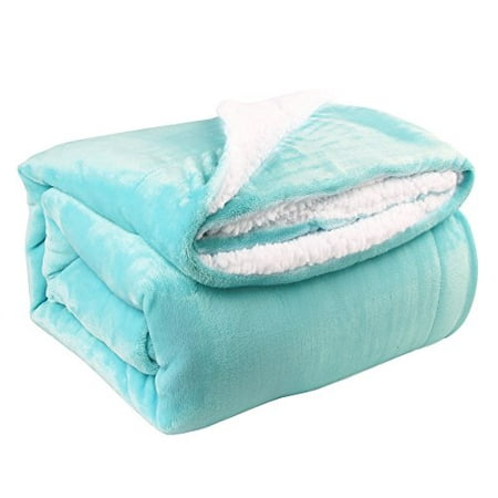 Horom Decorative Throw Blanket Light Blue Throw 50 X60 Microfiber Reversible Luxury Soft Cozy Fluffy Warm And Fuzzy Sherpa Blankets For Bed Or Couch Walmart Canada