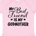thumbnail image 4 of Inktastic My Best Friend is My Godmother with Hearts Boys or Girls Baby Bodysuit, 4 of 5