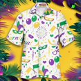 thumbnail image 1 of toraway Mens Shirts Chemise à Manches Courtes Habillée Décontractée pour Homme Été Printemps Été Carnaval Chemise Régulière à Manches Courtes Imprimé Complet Chemise Simple L, 1 of 3