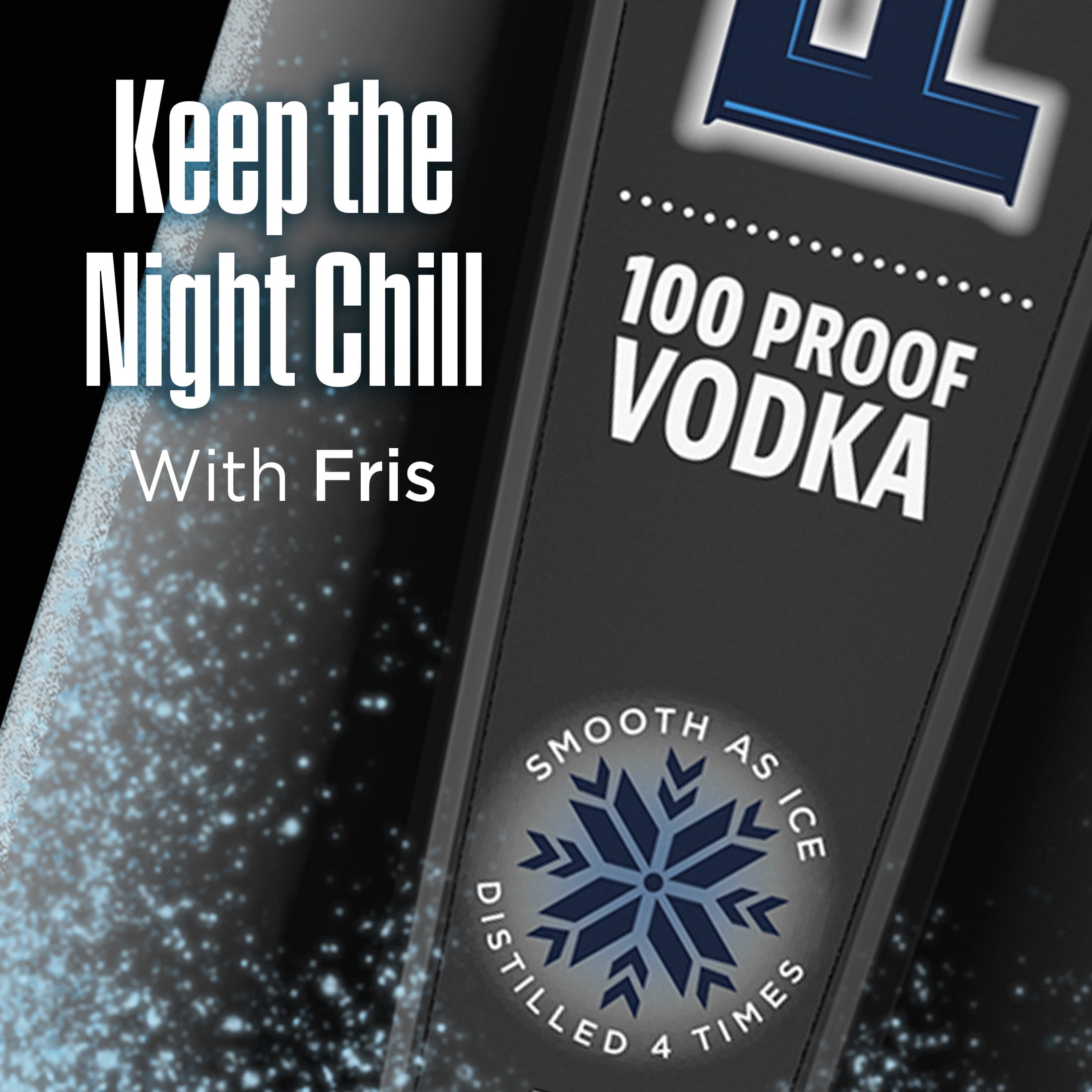 FRÏS Vodka, 750ml 100 Proof