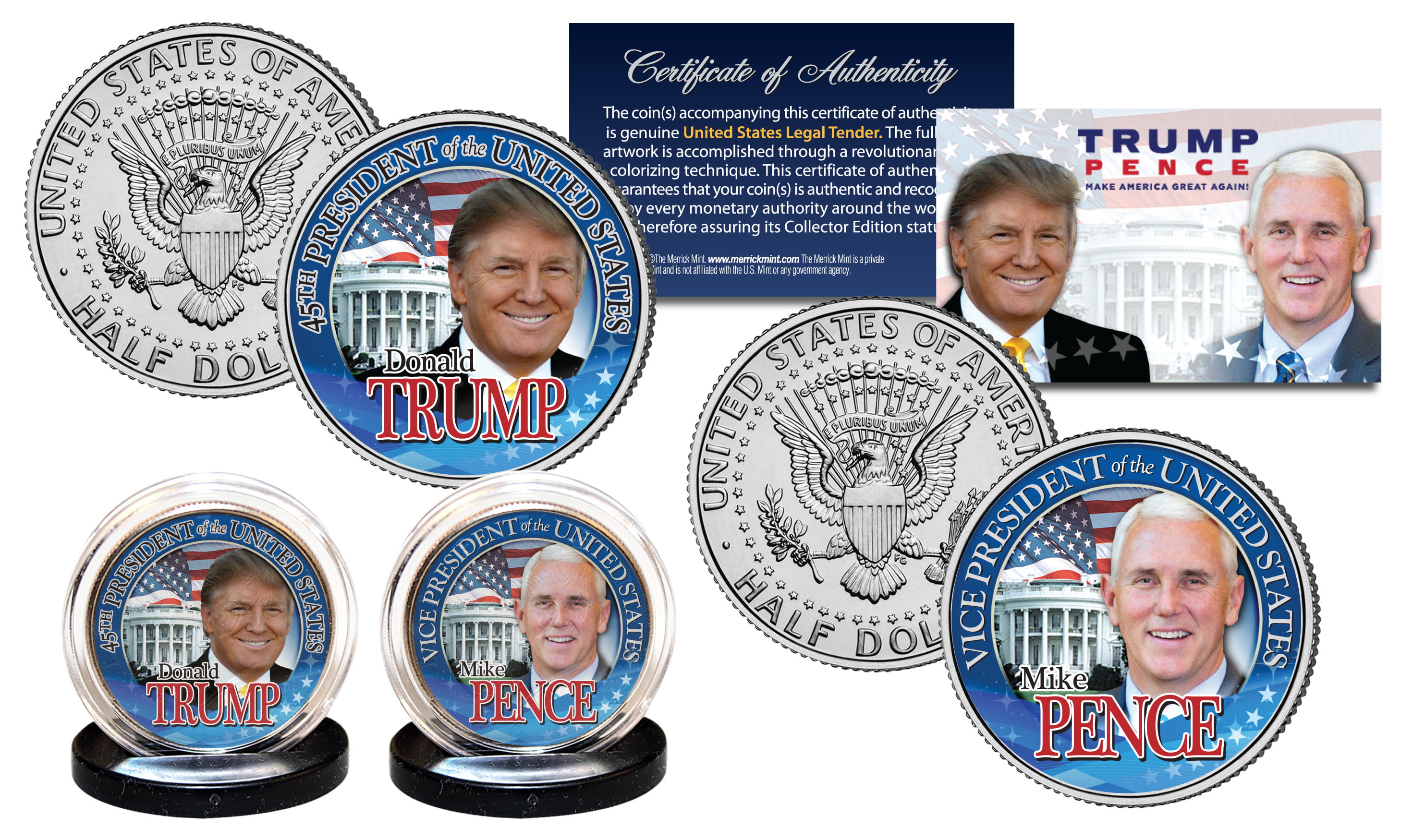 < MELANIA TRUMP HOT POSE>U.S President First Lady 1 Oz Coin+HOLDER~U.S SELLERytr 