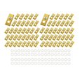thumbnail image 1 of 72 Pcs Replacement Blades for Mammotion Luba & Yuka All Series Replacement Robotic Lawnmower Blades Gold, 1 of 5