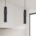 thumbnail image 3 of Dainolite 1 Light Halogen Pendant Matte Black, 3 of 4