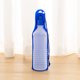 thumbnail image 5 of Alimentador de botella de agua para perros y gatos de 250 ml con recipiente de plástico Botella de agua portátil Mascotas Viaje al aire libre Alimentador de agua potable para mascotas azul, 5 of 5