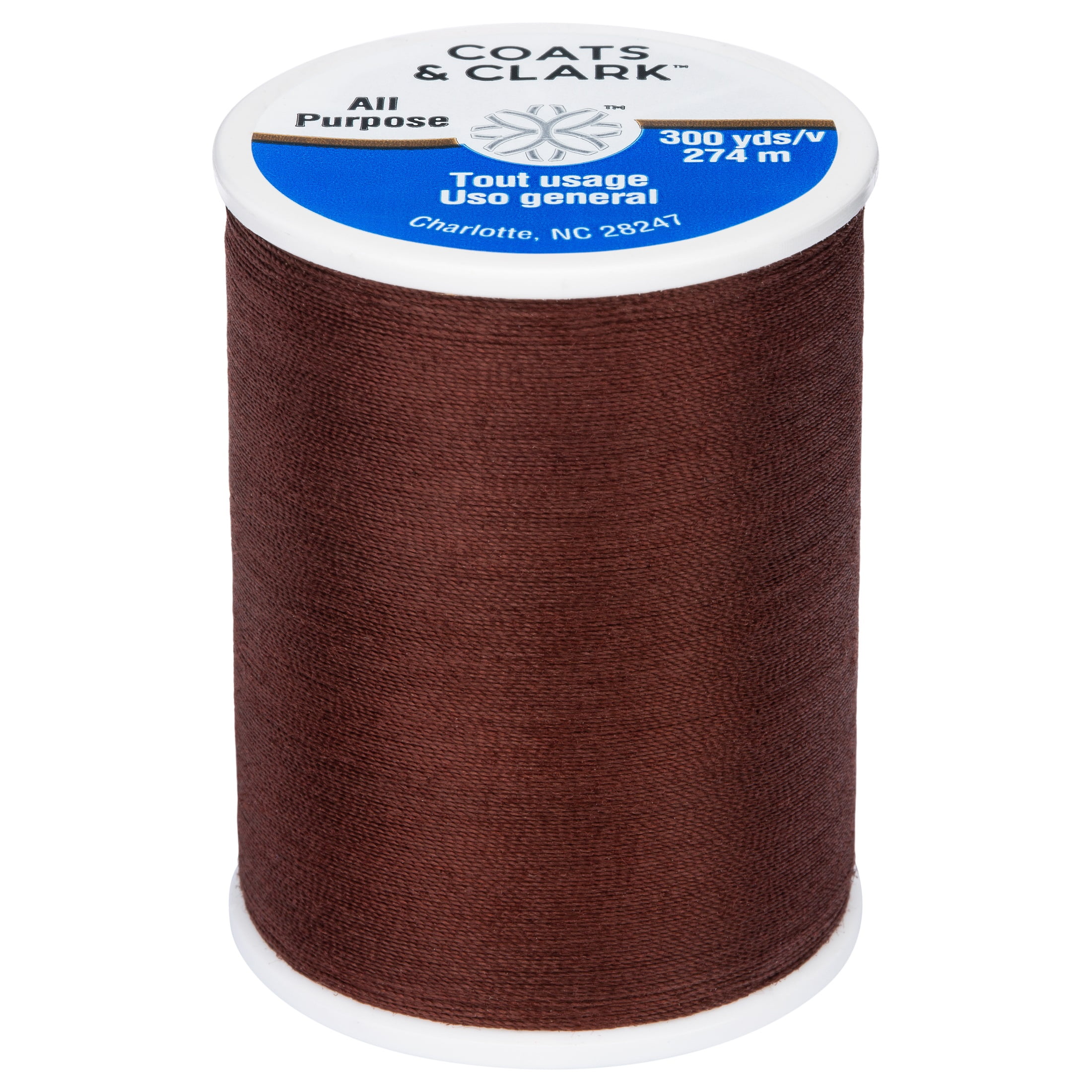 (3 pack) Coats & Clark All Purpose Cherry Mahogany Thread, 300 Yards