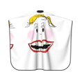 thumbnail image 2 of ZICANCN Hair Cutting Cape for Adults,Laughter Joy Cape Salon Barber Cape for Hair Stylist Shampoo Capes Waterproof , 55x66 Inch, 2 of 7