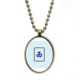 thumbnail image 1 of Viento oeste Mahjong azulejos patrón Collar Colgante de cadena vintage Colección de joyas colgantes Unbranded M, 1 of 3