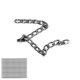 thumbnail image 5 of Cadena de bordillo de aluminio fácil de mantener pulsera collar fabricación de joyas eslabón de cadena a prueba de herrumbre aspecto elegante para mujer ANGGREK Otros, 5 of 8