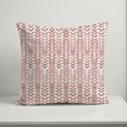 thumbnail image 4 of Creative Products Herringbone Print Pink 20 x 20 Indoor / Outdoor Pillow, 4 of 8