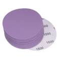 thumbnail image 1 of Unique Bargains 15 Pack 4-Inch Purple Sanding Discs 1500 Grits Hook & Loop Professional Aluminum Oxide Sandpaper, 1 of 6