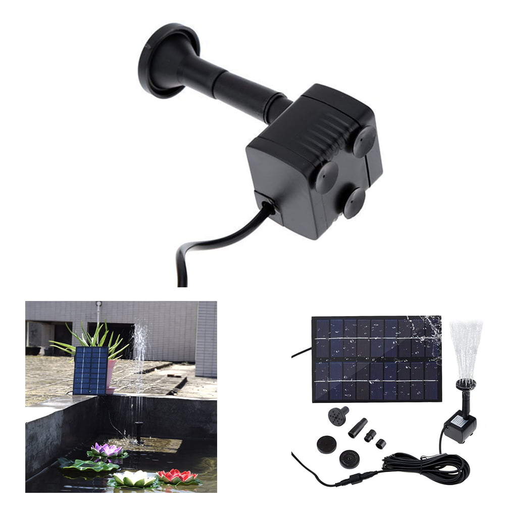 Details about   Solar Powered Floating Water Garden Pond Air Pump 39 GPH Oxygenate your Pond 