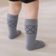 thumbnail image 4 of 3 Pair Elastic Breathable Children's Knee Length Socks Boneless Design Daily Comfort Combed Cotton In Tube Socks Wine Red XL, 4 of 4
