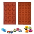 thumbnail image 4 of Giyblacko Baking Supplies Silicone Cake Moulds Ball Silicone Pan Cake Half 3pc Sphere Baking Mould Cookie Chocolate Cake Mould, 4 of 9