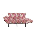 thumbnail image 2 of Flower Futon Couch, Vibrant Colored Floral Arrangement Summer Flowers Inspirations Flourishing Nature, Daybed with Metal Frame Upholstered Sofa for Living Dorm, Loveseat, Multicolor, by Ambesonne, 2 of 4