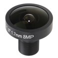 thumbnail image 2 of Lente ojo de pez de 8MP M12x0.5 Panorama de ultra alta definición 1,7 mm 1/1,8 pulgadas para cámara deportiva, 2 of 5