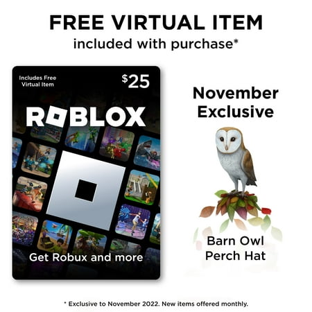 Roblox $25 Digital Gift Card [Includes Exclusive Virtual Item] [Digital Download]