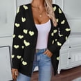 thumbnail image 1 of Cardigan Tricoté Mi-Long pour Femmes, Doux et à la Mode, 1 of 9