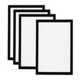 thumbnail image 1 of Unique Bargains A4 Magnetic Sign Holder, 4 Pack Magnetic Display Frame Self-Adhesive Picture Frame for Refrigerator, Black, 1 of 7