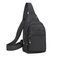 thumbnail image 1 of Mochila bandolera para el pecho, ligera, para deportes al aire libre, viajes, senderismo, bandolera, 1 of 8