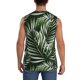 thumbnail image 4 of Fotbe Tropical Palm Leaves1 Men's Camiseta sin Mangas Estampada para Hombres, Playera Casual para Gimnasio, Entrenamiento, Playa-Large, 4 of 7