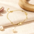 thumbnail image 6 of Turandoss Cross Bracelet for Women Dainty 14K Gold Plated Satellite Beaded Holy Mary Medal Faith Jewelry Teacher Appreciation Mothers Day Graduation Gifts for Her Mom Kids Teen Girls Wife Ideas, 6 of 9