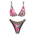 thumbnail image 2 of Conjunto de bikini ZAFUL, traje de baño de cintura alta con estampado floral para mujer, 2 of 7