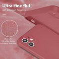 thumbnail image 5 of Liquid Silicone Wireless Charging Phone Case for iPhone 11 6.1 inch, Built-in Magnets Compatible with MagSafing Faster Charging Slim Fit Soft Microfiber Cover - Rose, 5 of 16