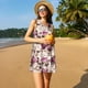 thumbnail image 3 of Disketp Rose Flowers para Vestido sin Mangas para Mujeres, Vestidos de Verano para Mujeres, Casual y Holgado para la Playa, 3 of 7