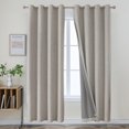 thumbnail image 1 of Cortinas opacas Joydeco 100% opacas, 213 x 213 cm, 2 paneles, 1 of 8