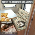 thumbnail image 5 of Pzuqiu Rv Dinette Cushion Covers Ethnic Style Camper Dinette Booth Seat Covers Stretch Cushion Slipcovers for RV Camper Car Bench Seats, 5 of 7