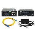 thumbnail image 2 of Convertidor Gigabit Fibra Monomodo A Ethernet Un Par 2 10/100/1000Mbps, 2 of 9