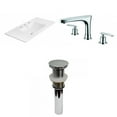 thumbnail image 1 of American Imaginations 35.5-in. W 3H8-in. Ceramic Top Set In White Color - Drain Incl. AI-32761, 1 of 9