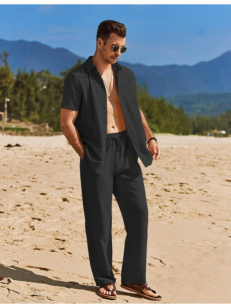 mens beach dress wear Vogue's Guide to Beach Wedding Attire For Men