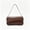 Brown, variant on Women's Brown Shoulder Bag with Minimalist Flap Design
