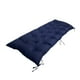 thumbnail image 5 of Cojín de asiento del banco almohada de almohada de almohada de banco suave Rectángulo de cojines de terraza cómodos para muebles de exterior sentimien Azul, 5 of 9