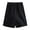 F-Black, variant on Vedolay Shorts For Women Plus Size Women's Christy Stretch Knit Waist Convertible Short,Blue S