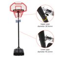 thumbnail image 2 of enyopro Basketball Hoop for Kids, Outdoor Portable Basketball Hoop, 62.99" - 82.77"(5.25ft - 6.9ft) Adjustable Height Basketball Goals , Mini Basketball Stand System with 28" PP Backboard, JA1025, 2 of 9